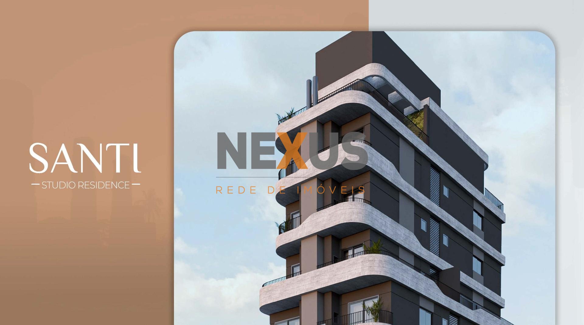 Studio Amplo com Sacada no SANTI Mercês 44,44 m  | Unidade 601...
